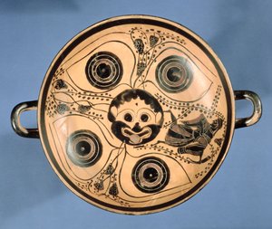 Attic Black-Figure Cup Decorated with a Gorgon